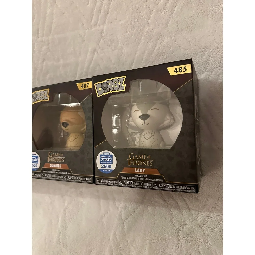 Funko Dorbz Game of Thrones Direwolf Lot Lady Summer Nymeria Limited 485,487,488